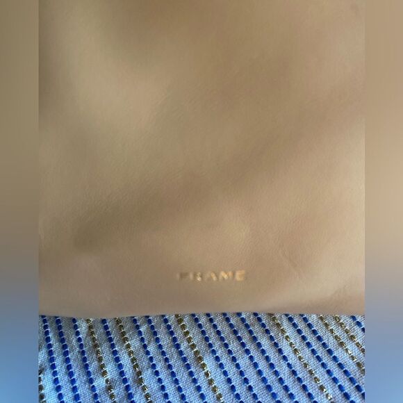 FRAME  Women's Bag Ilona Hamer Tan Leather  Shoulder Bag Made In Ítaly NWT - Picture 9 of 16